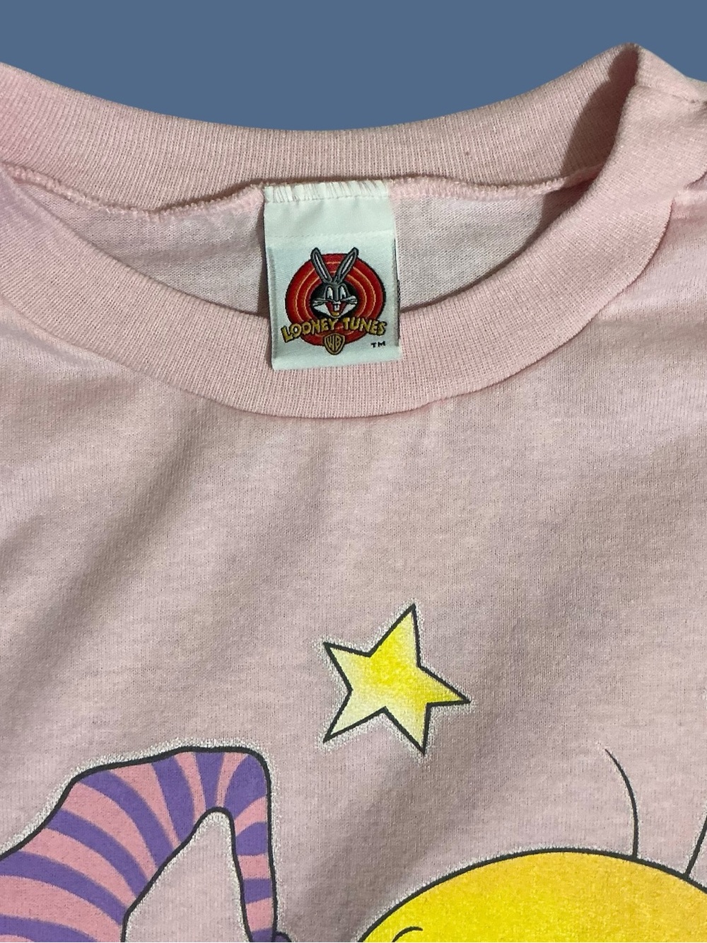 Vintage 1999 Warner Bros. Looney Tunes Tweety Bird pajama set 🌙☁️💛 - Picture 6 of 7